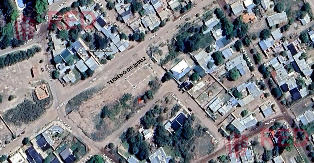 Terreno en Calle Aconcagua entre Alaska y Paises Bajos