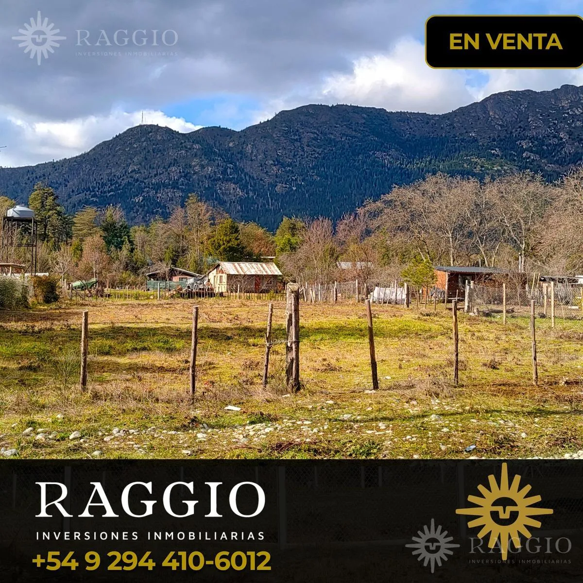 Terreno en Terreno en venta de 1000m2 en Lago Puelo, Isla Sur con Excelente vistas(FC-249)