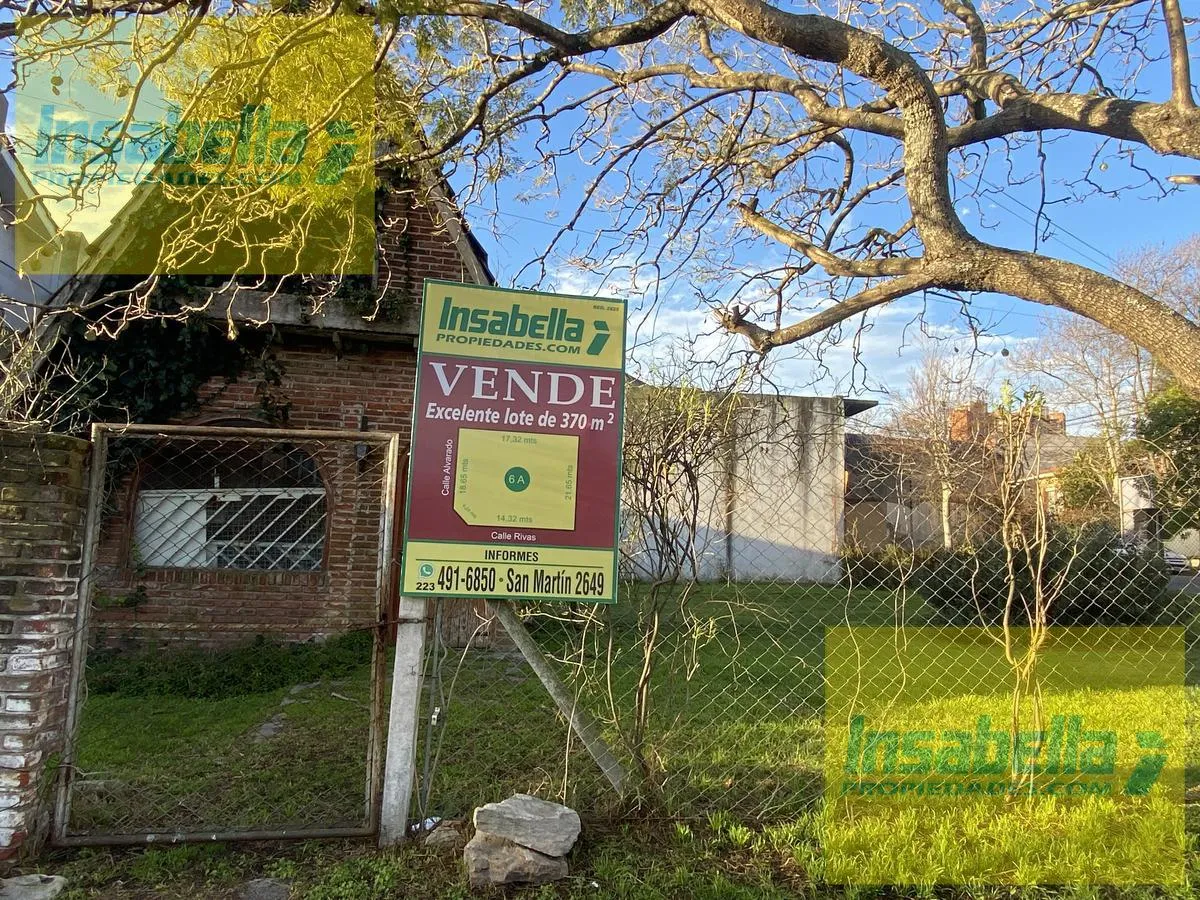 Terreno en Alvarado 716 esq. Rivas