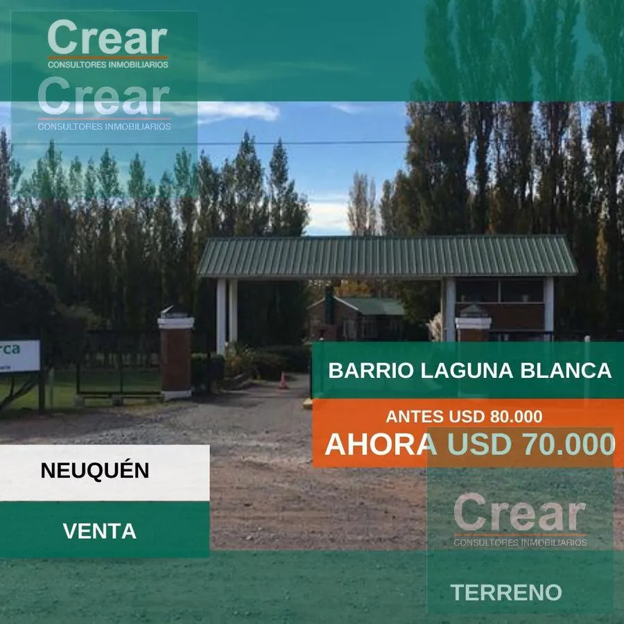 Terreno en TERRENO B°LAGUNA BLANCA
